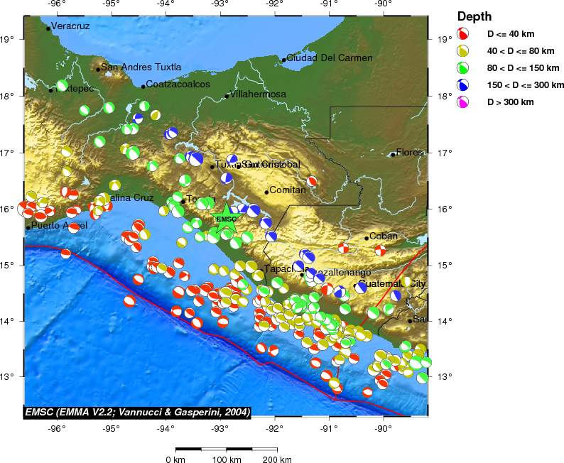 Regional moment Tensor