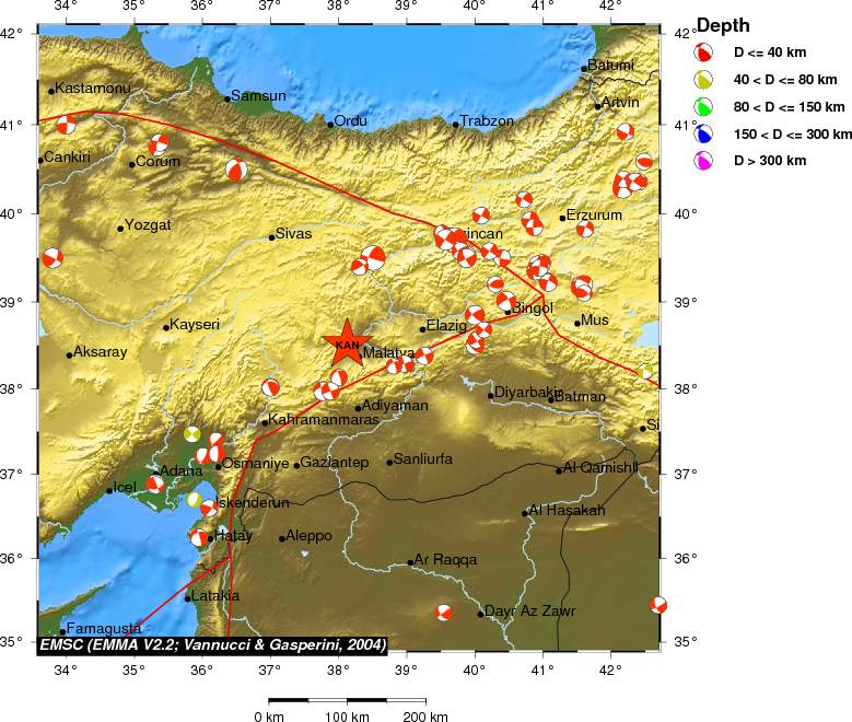 Regional moment Tensor