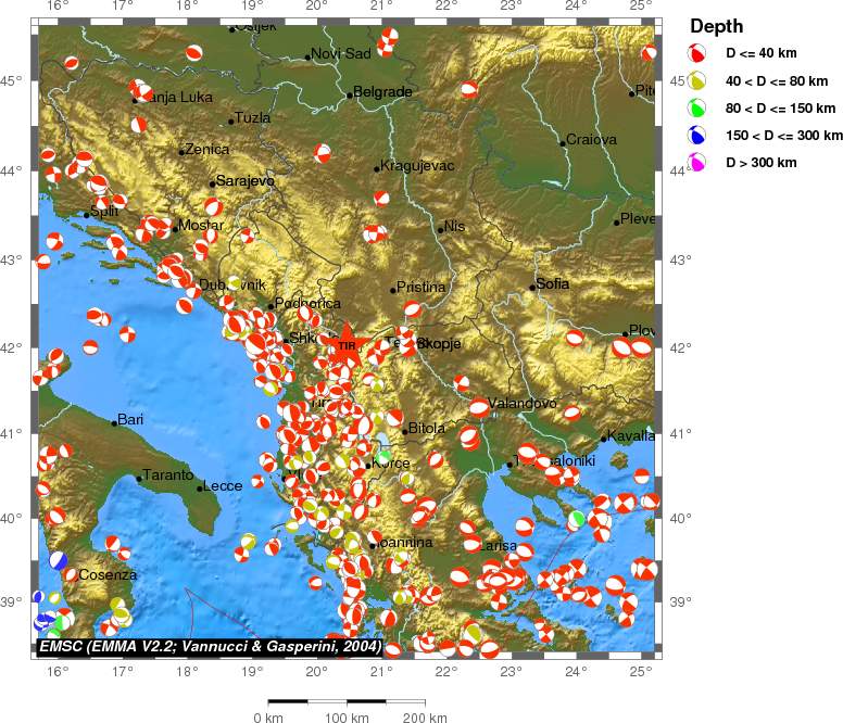Regional moment Tensor