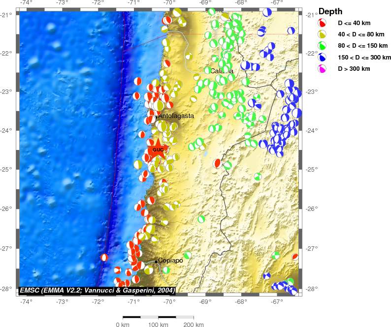 Regional moment Tensor