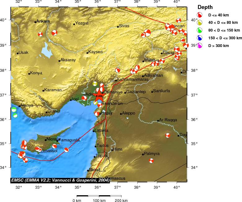 Regional moment Tensor