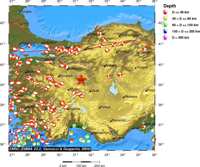 Regional moment Tensor