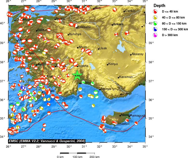 Regional moment Tensor