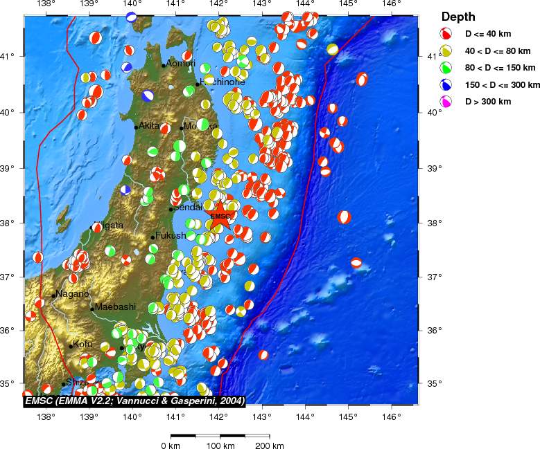 Regional moment Tensor