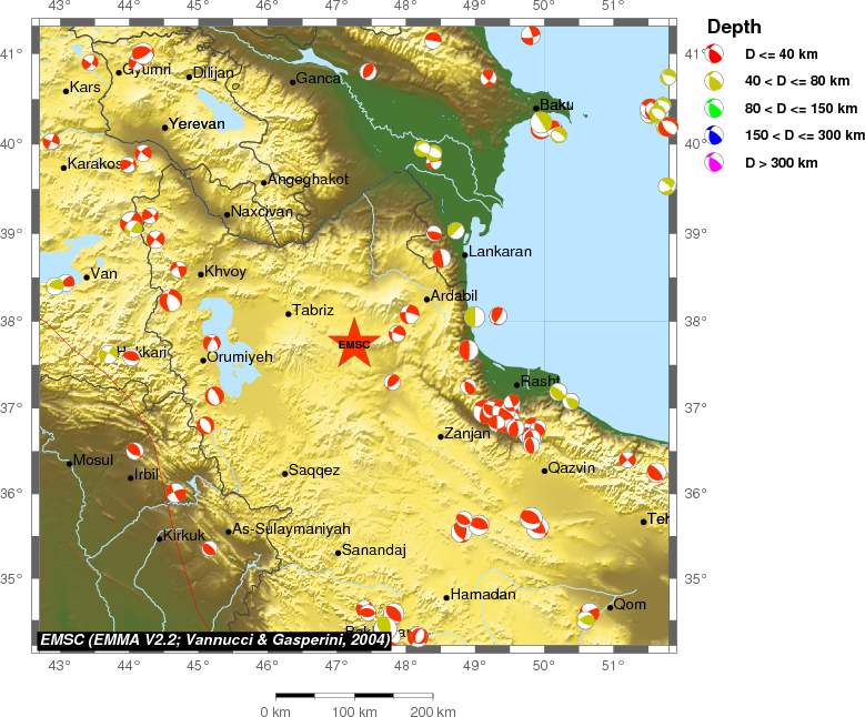 Regional moment Tensor