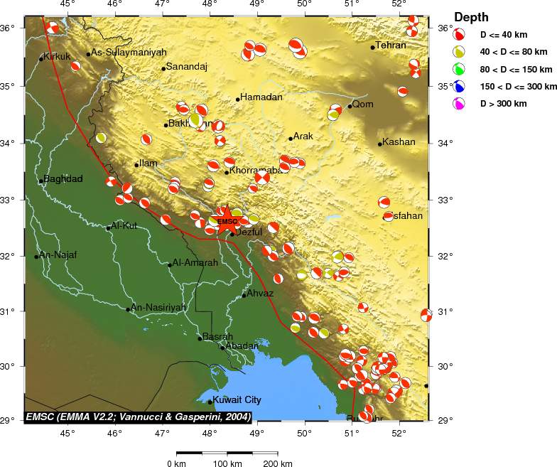 Regional moment Tensor