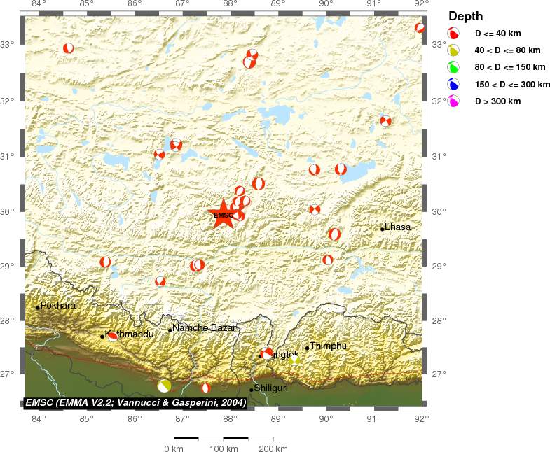 Regional moment Tensor