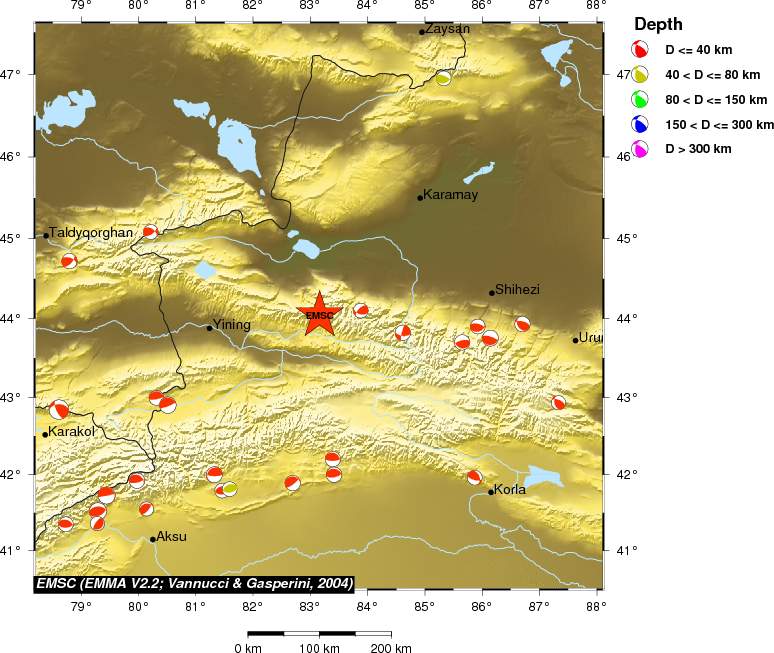 Regional moment Tensor