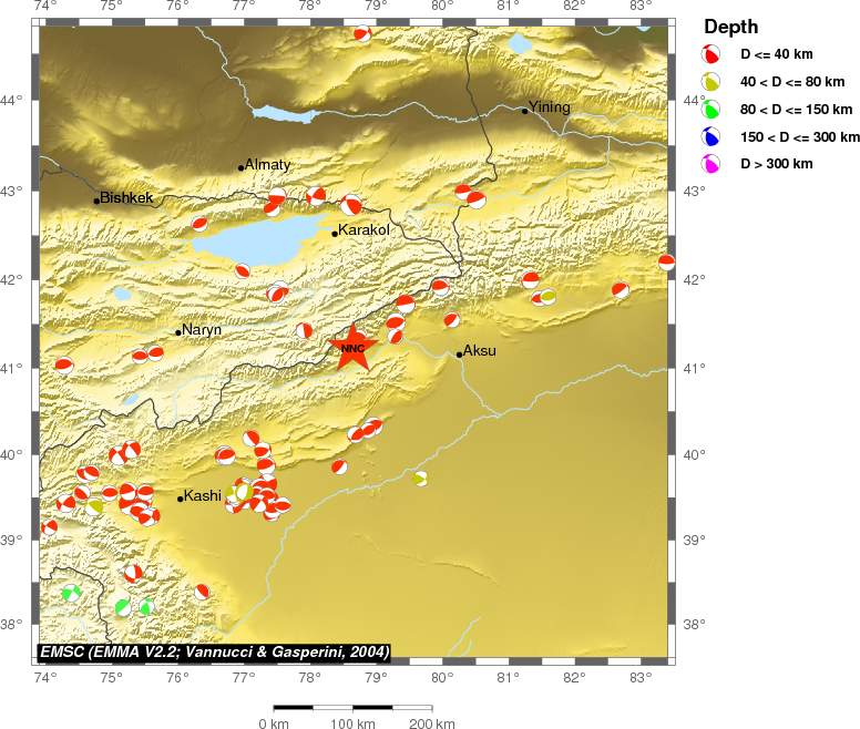 Regional moment Tensor