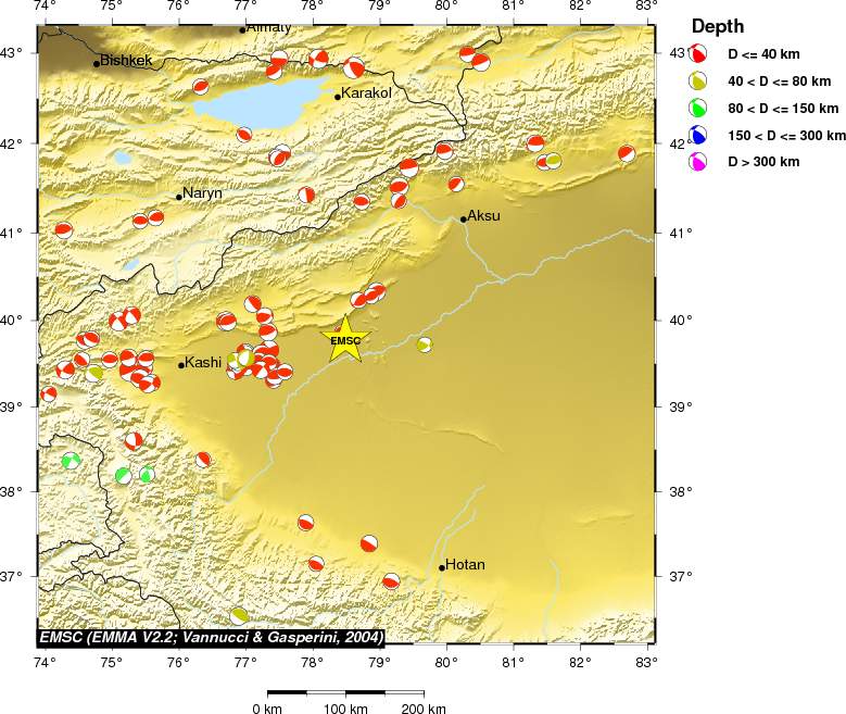 Regional moment Tensor