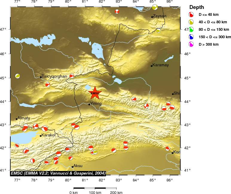 Regional moment Tensor