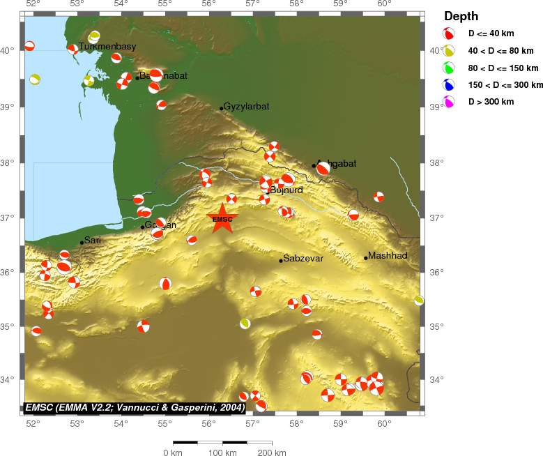 Regional moment Tensor