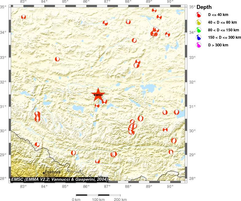 Regional moment Tensor