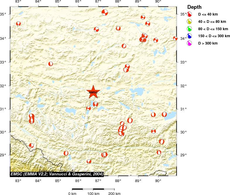 Regional moment Tensor