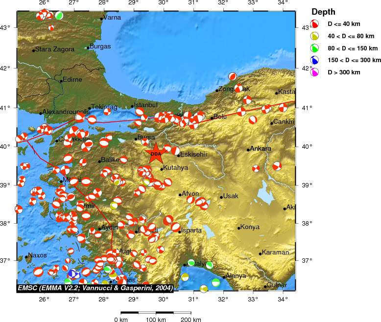 Regional moment Tensor
