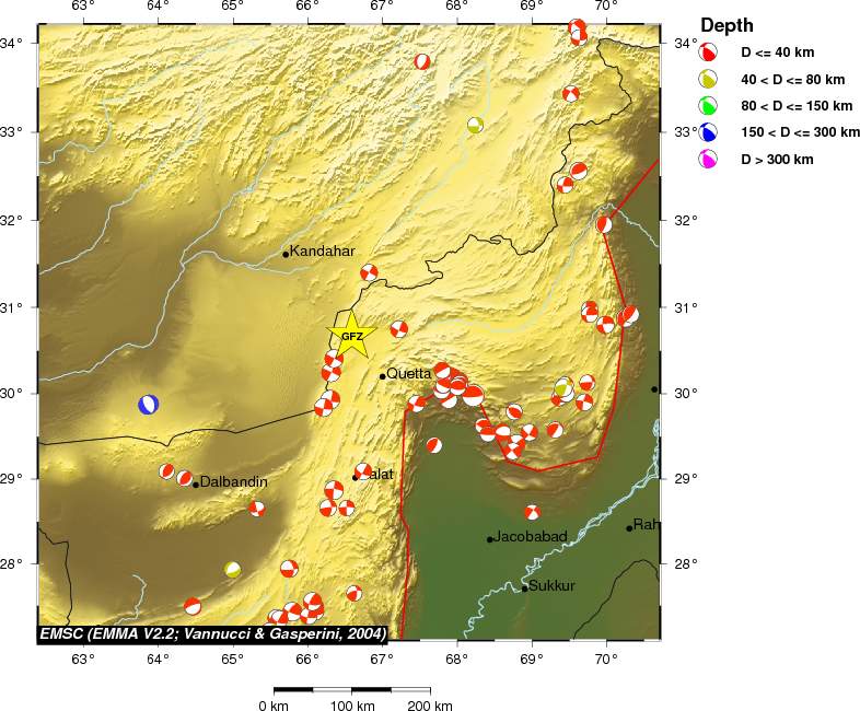 Regional moment Tensor