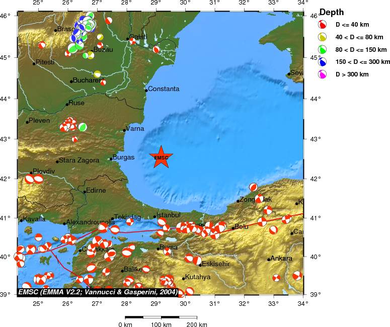 Regional moment Tensor