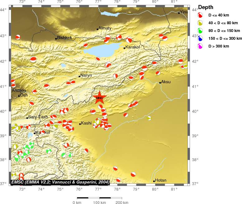 Regional moment Tensor