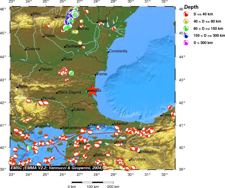 Regional moment Tensor