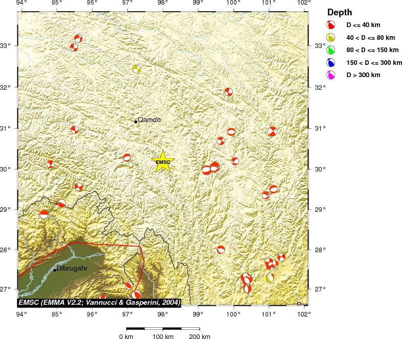 Regional moment Tensor