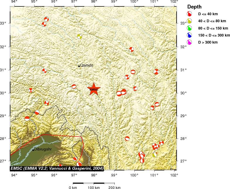 Regional moment Tensor