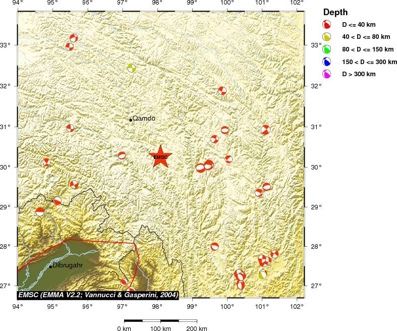 Regional moment Tensor