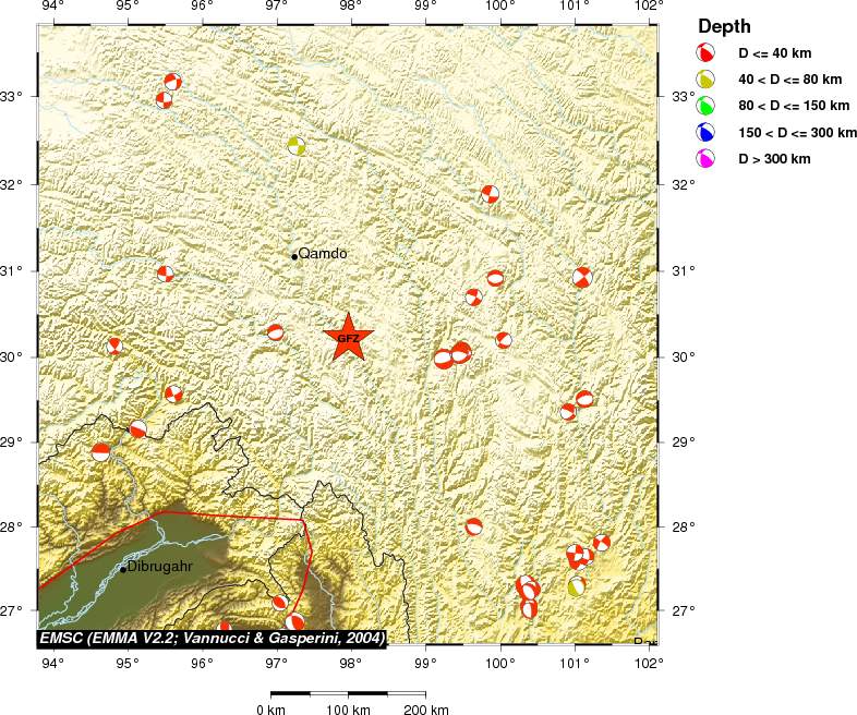 Regional moment Tensor