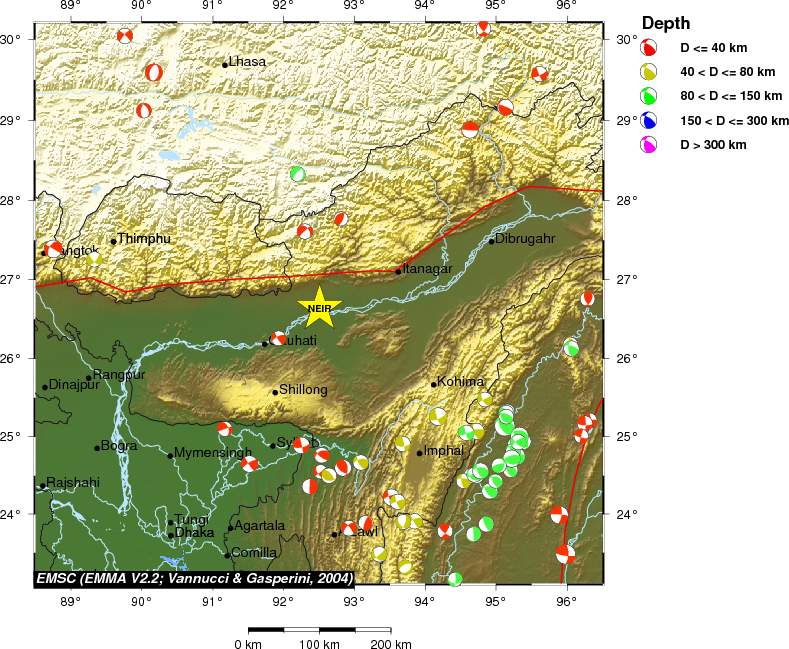Regional moment Tensor