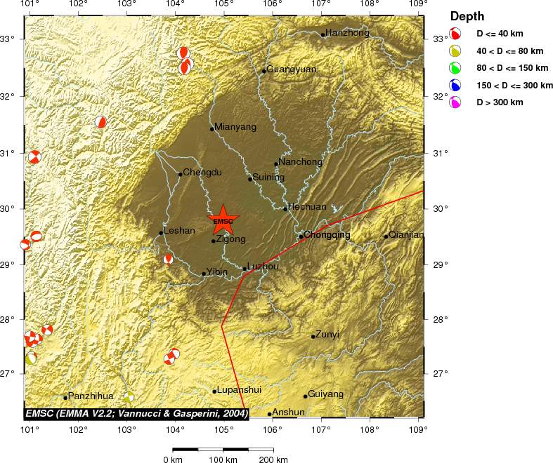 Regional moment Tensor