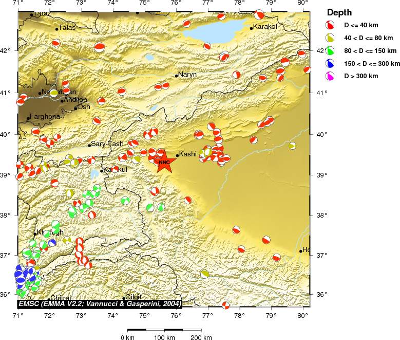 Regional moment Tensor