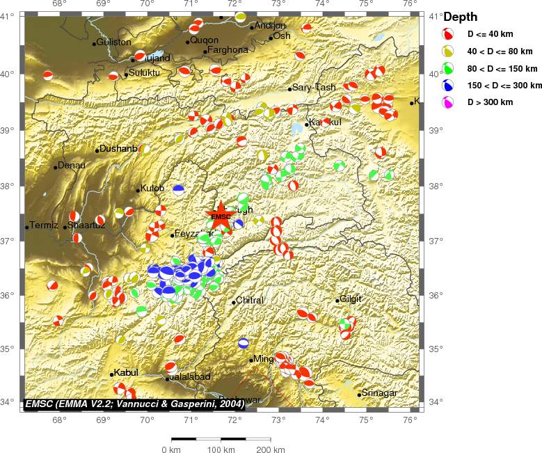 Regional moment Tensor