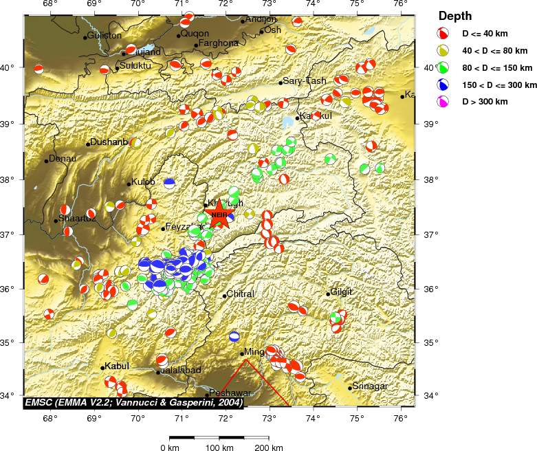 Regional moment Tensor