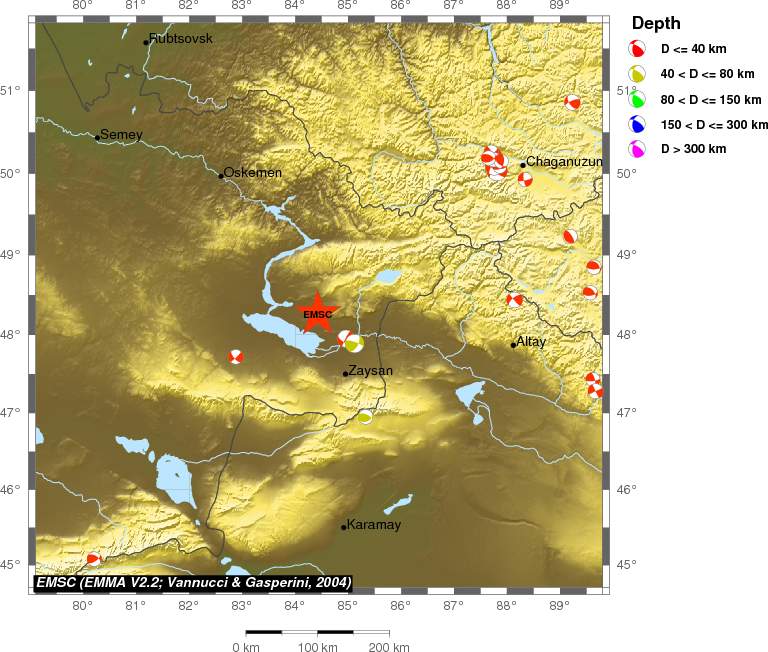 Regional moment Tensor