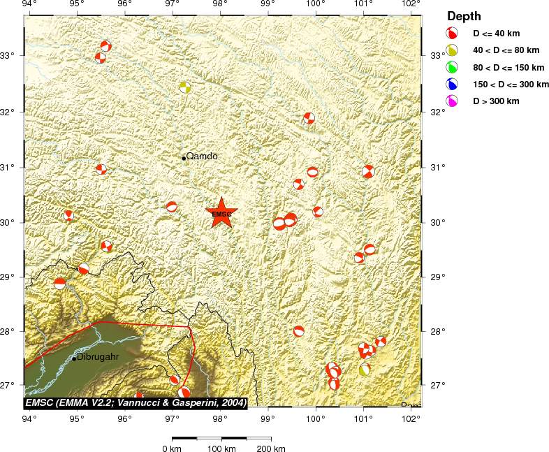 Regional moment Tensor