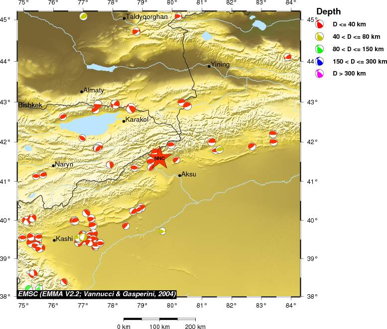 Regional moment Tensor