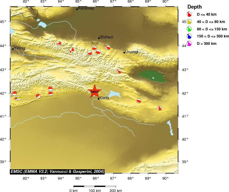 Regional moment Tensor