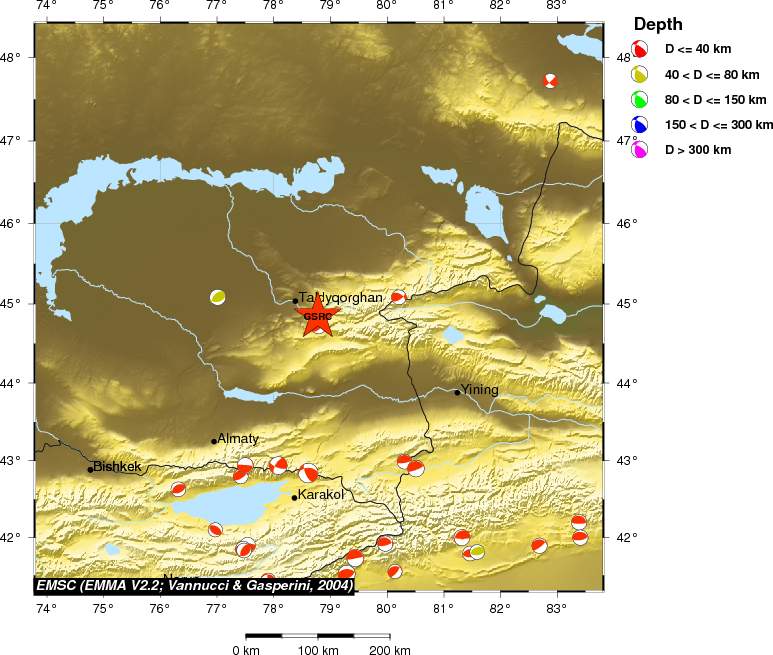 Regional moment Tensor