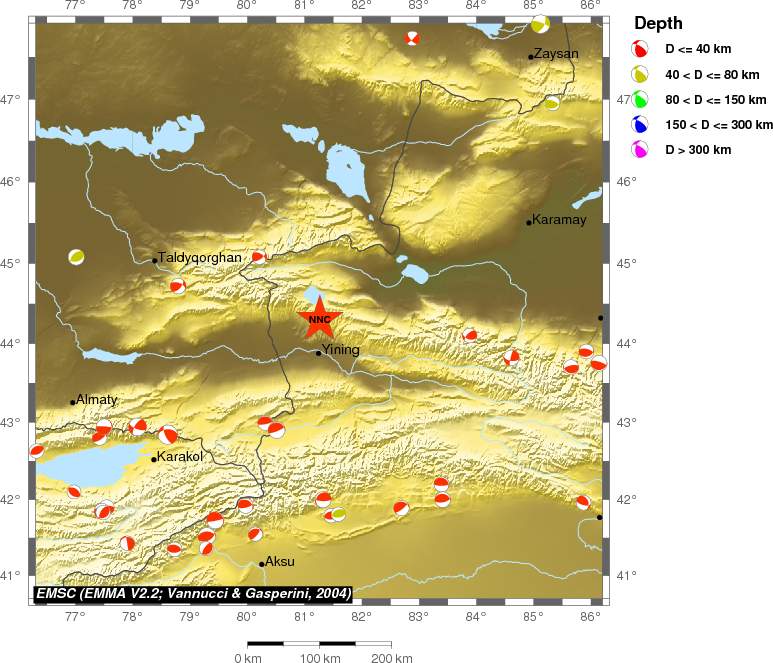 Regional moment Tensor