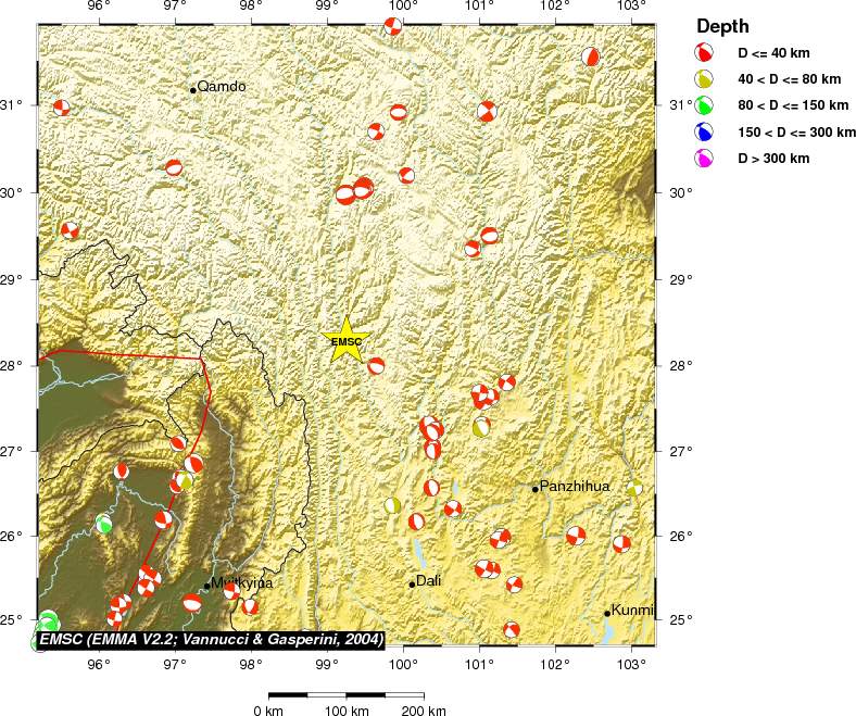 Regional moment Tensor