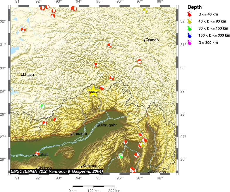 Regional moment Tensor