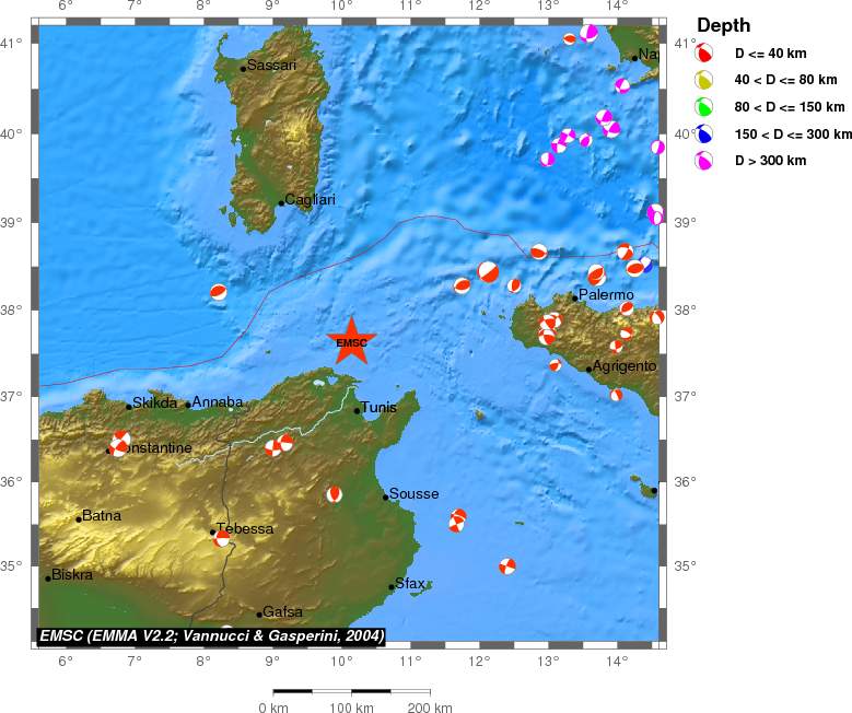 Regional moment Tensor