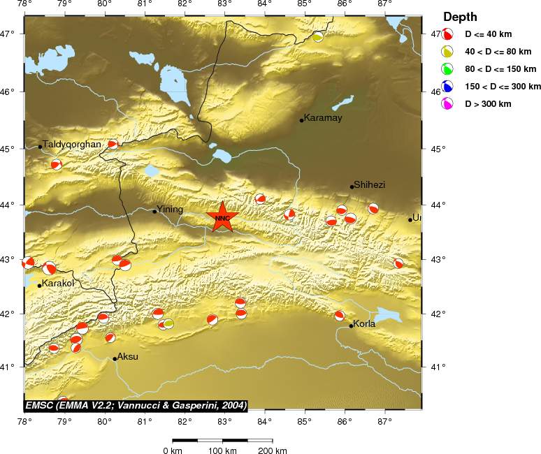 Regional moment Tensor