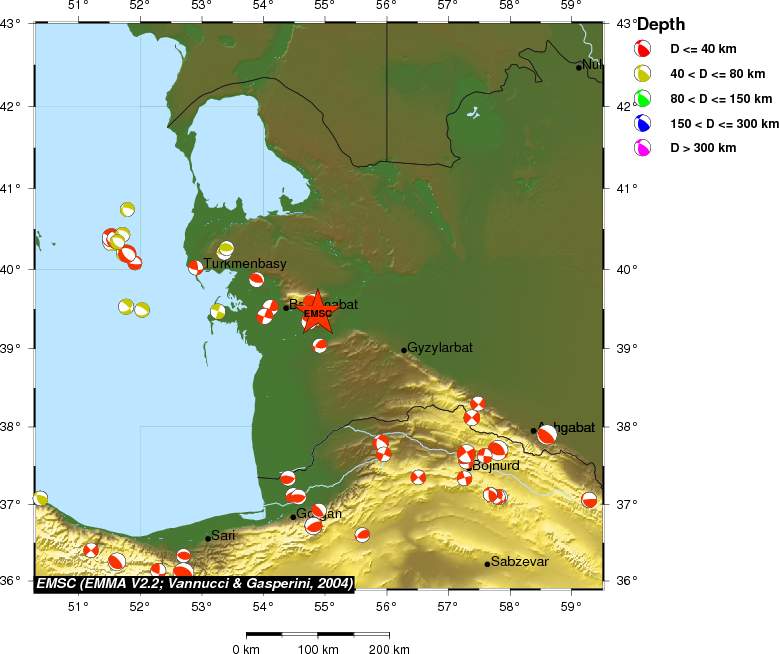 Regional moment Tensor