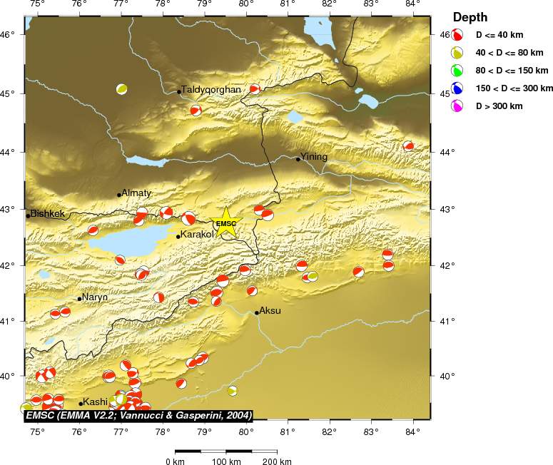 Regional moment Tensor