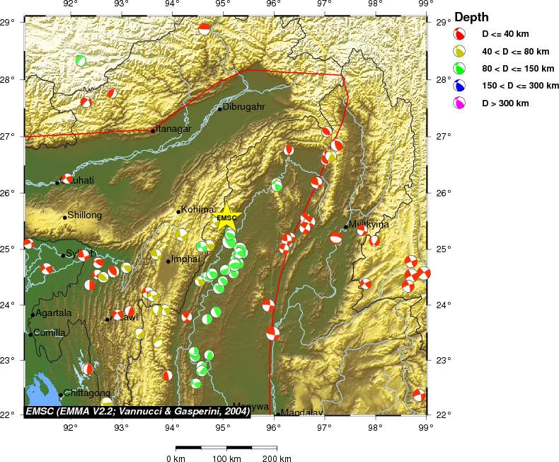 Regional moment Tensor