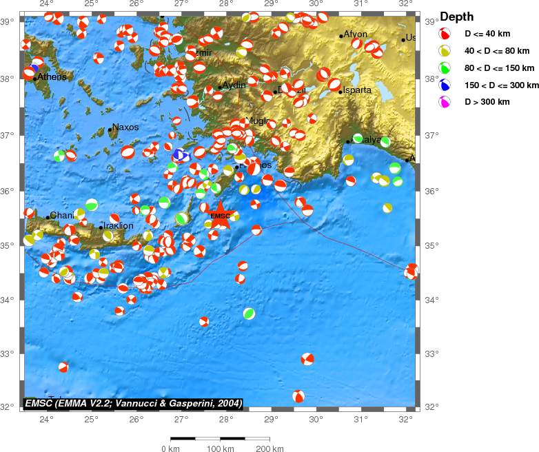 Regional moment Tensor