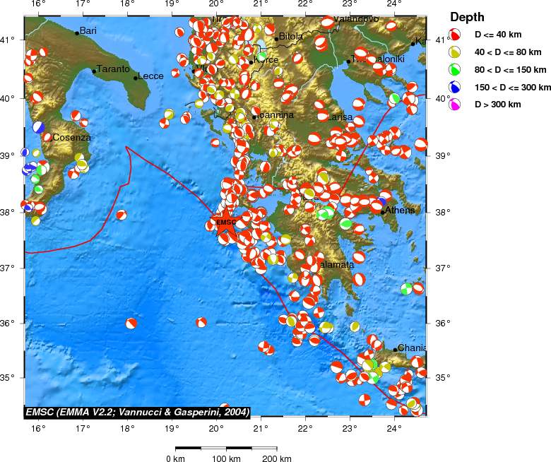 Regional moment Tensor