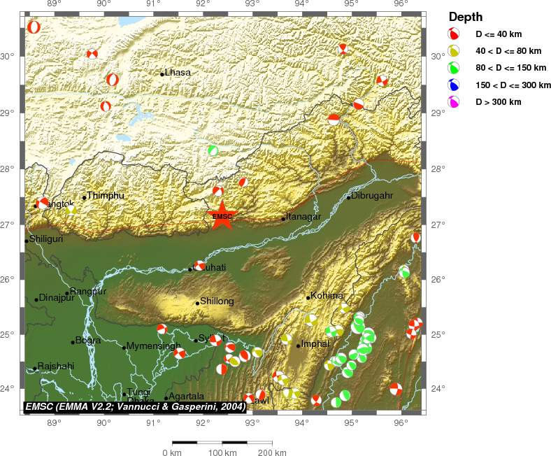 Regional moment Tensor