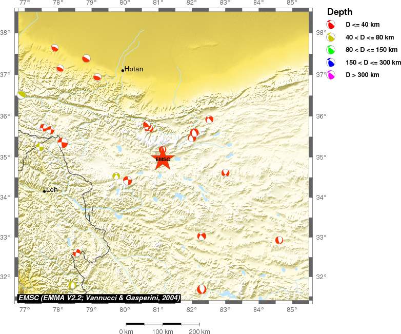 Regional moment Tensor