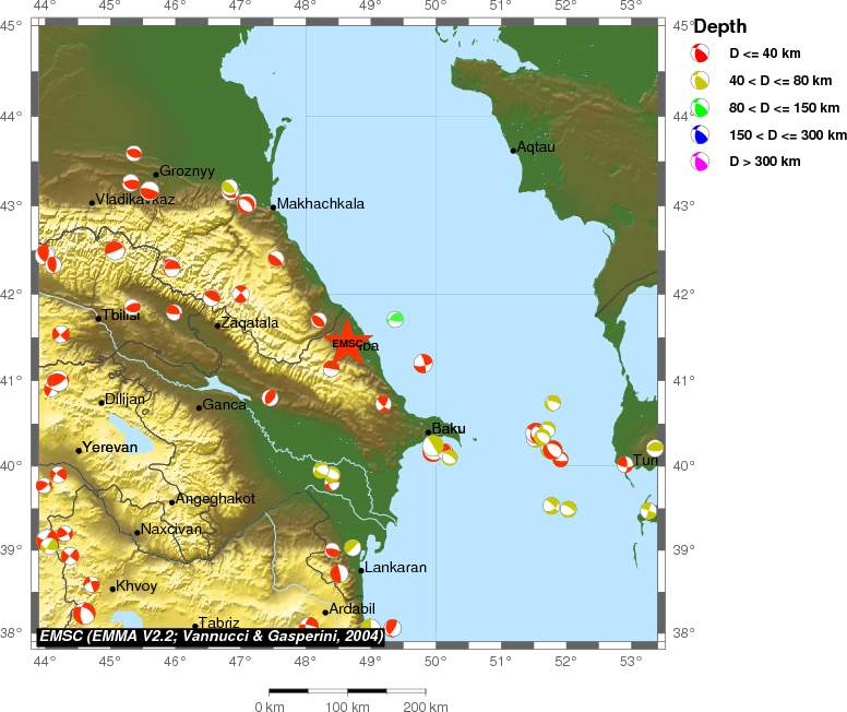 Regional moment Tensor
